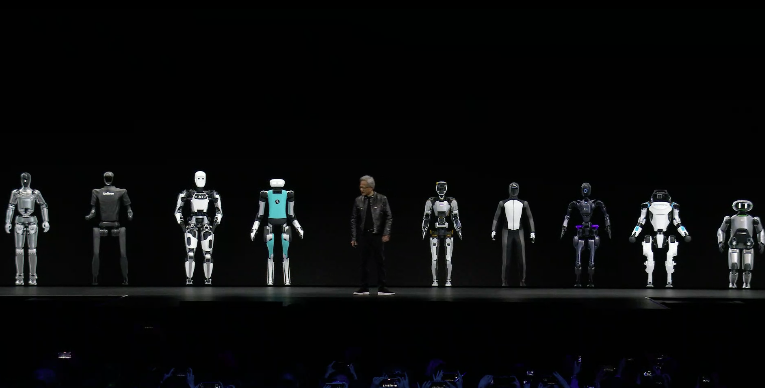 英伟达GTC 2024大会：全球首个机器人通用基础模型亮相会场